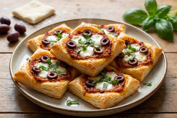 Mini Puff Pastry Pizza