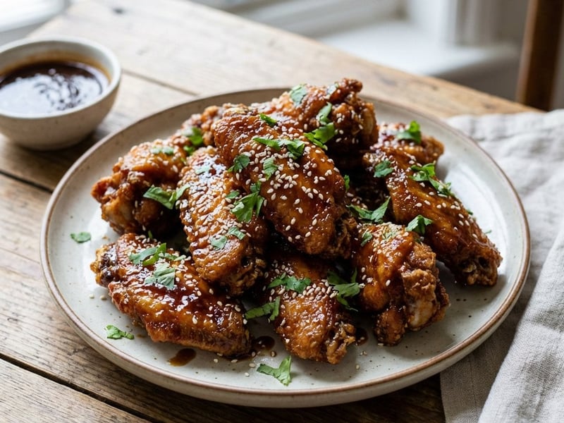 Baked Chicken Wings in Teriyaki Sauce
