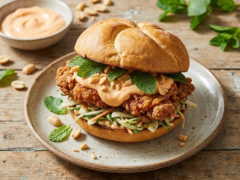 Chicken Sandwich with Sriracha Mayonnaise
