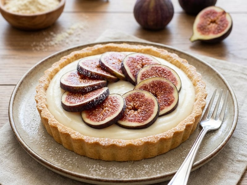 Fig Cake with Mascarpone Cream