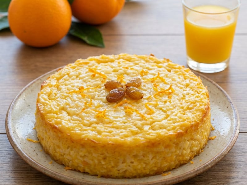 Rice-Orange Cake