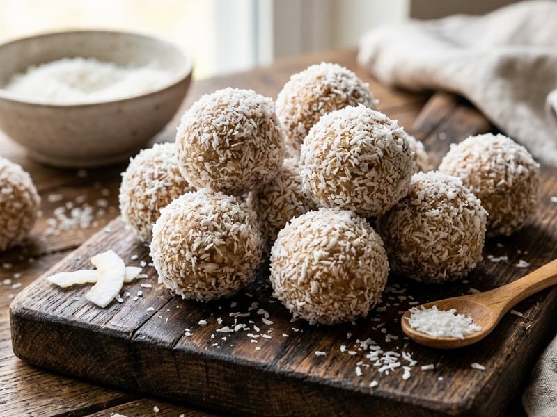 Coconut Balls | Quick 3-Ingredient Recipe