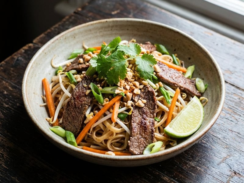 Fried Pho Noodles with Beef | Vietnamese Delight