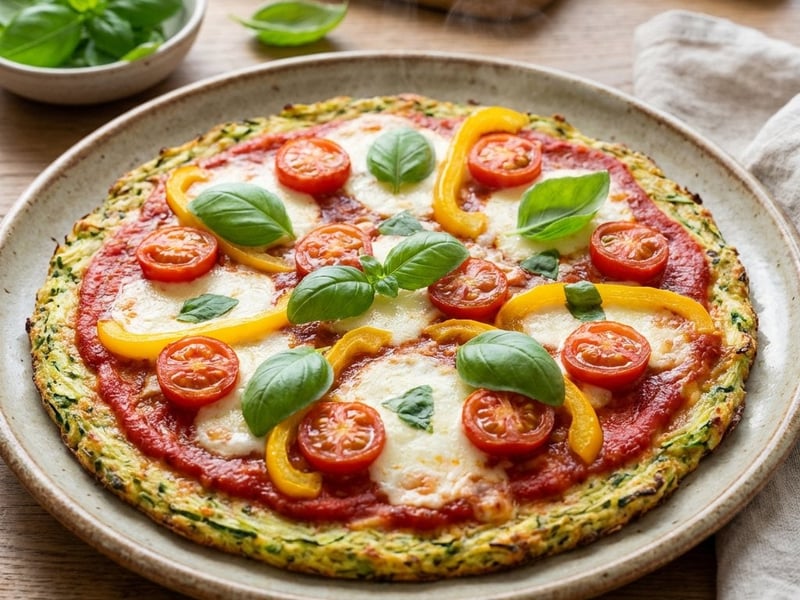 Zucchini Pizza | Low Carb & Fit