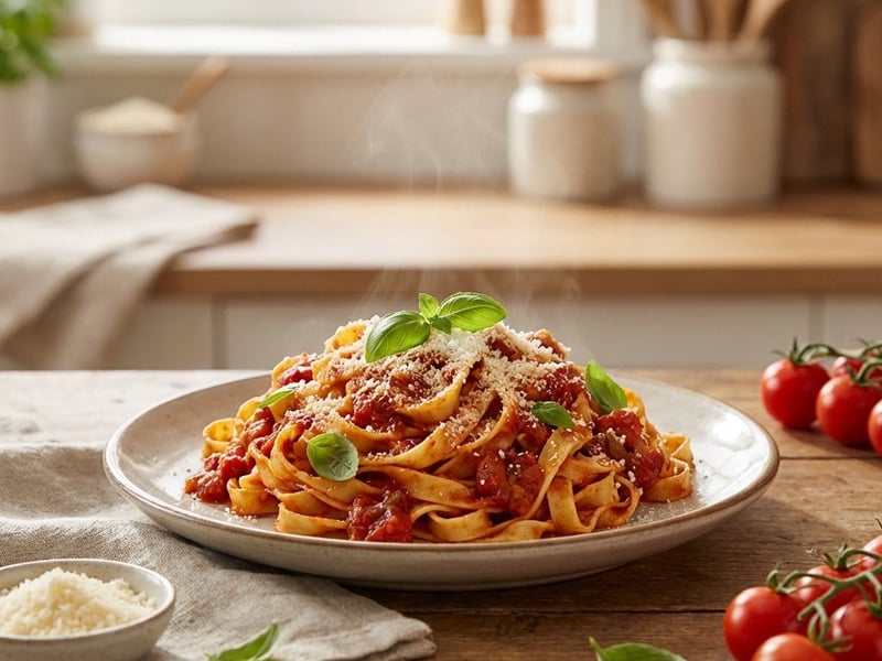 Italian Tomato Sauce with Pasta