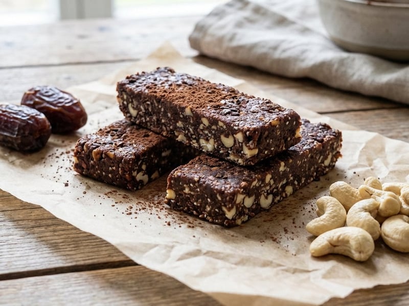 RAW Bars with Dates and Cashews