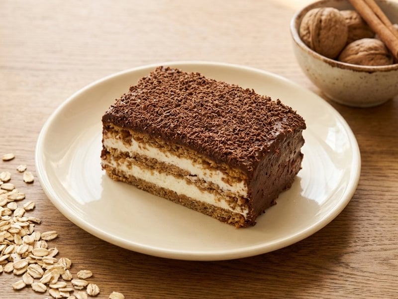 Oatmeal Quark Slices | Healthy Indulgence
