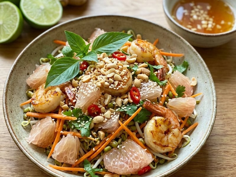 Vietnamese Pomelo Salad with Shrimp