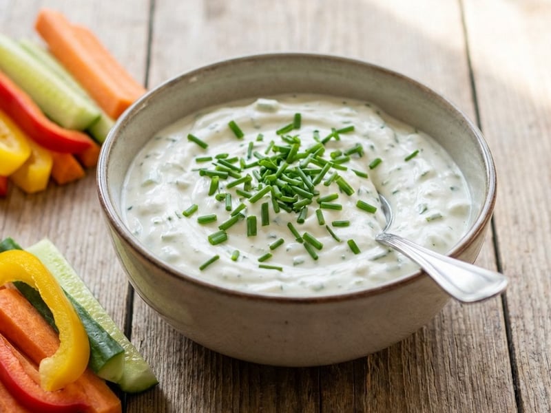 Creamy Chive Dip with Quark
