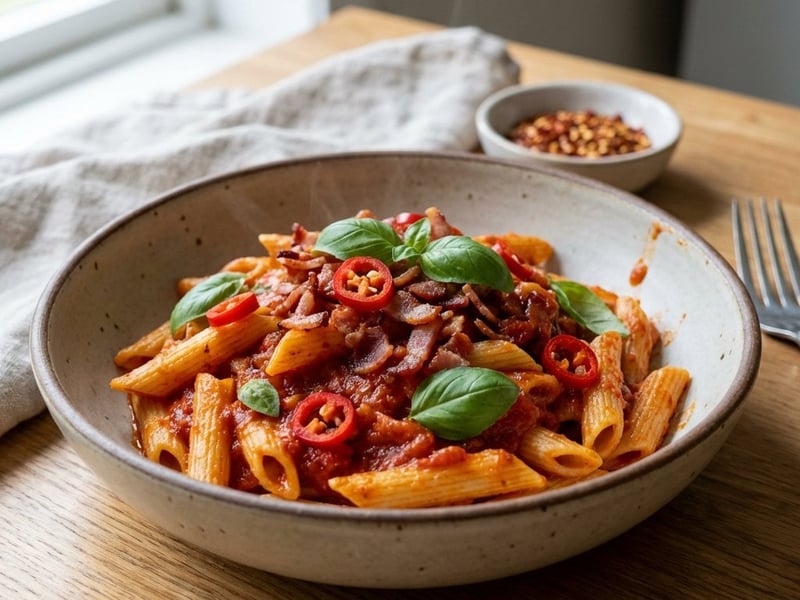 Penne all' arrabbiata | Spicy Pasta Classic