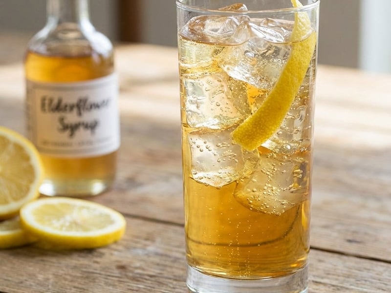 Elderflower Highball | Refreshing Whiskey Drink