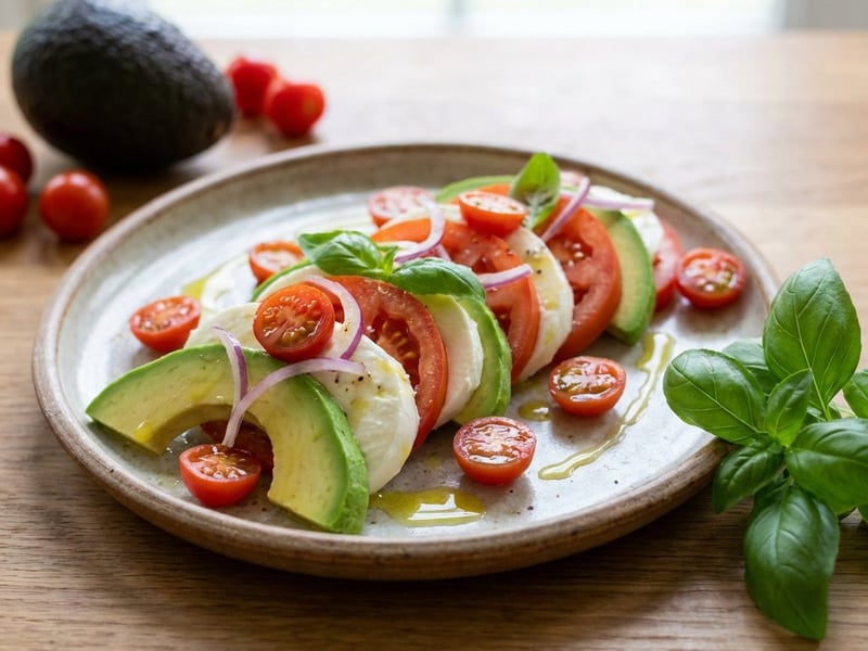 Caprese Salad with Avocado