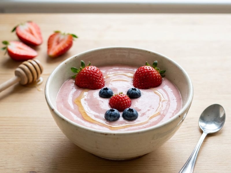 Creamy Quark Cream with Fresh Berries