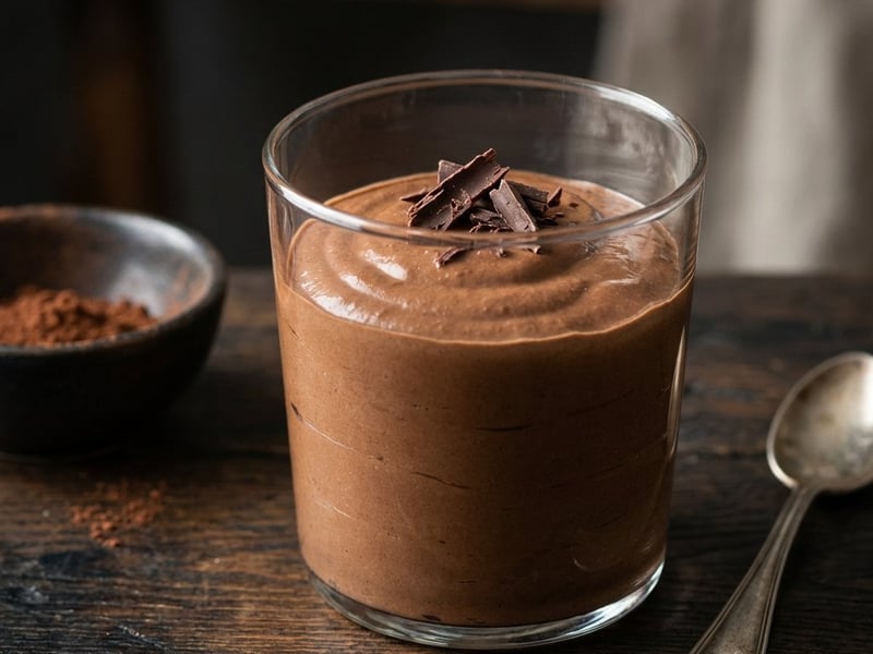 Vegan Chocolate Mousse with Aquafaba