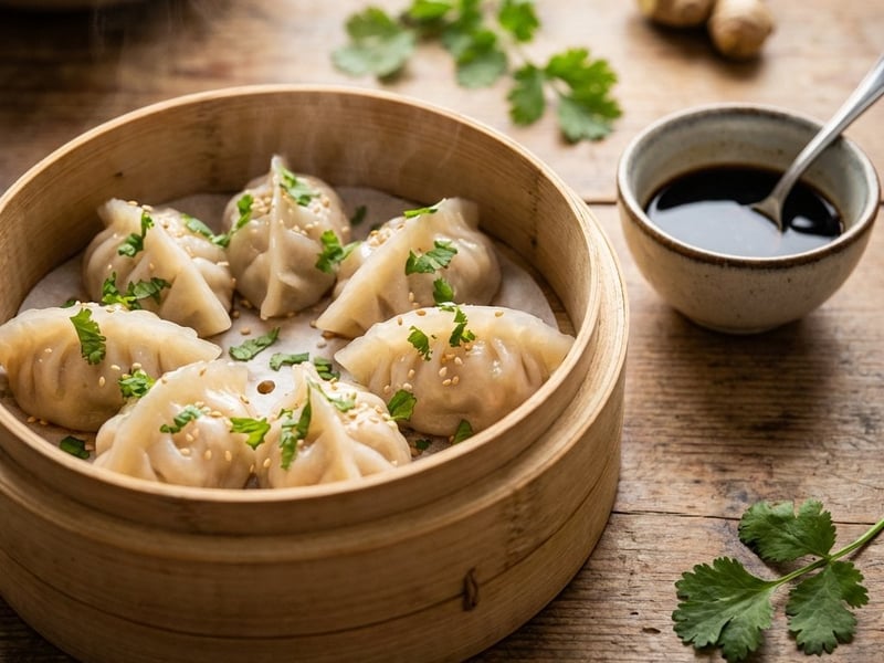 Asiatische Tofu-Teigtaschen | Hausgemacht & Würzig