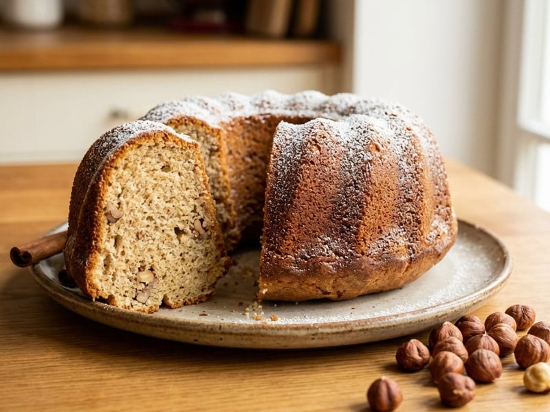 Juicy Nut Gugelhupf with Cinnamon