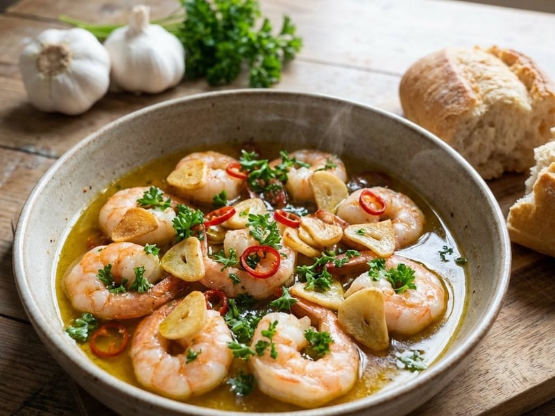 Gambas al Ajillo | Spanish Garlic Prawns