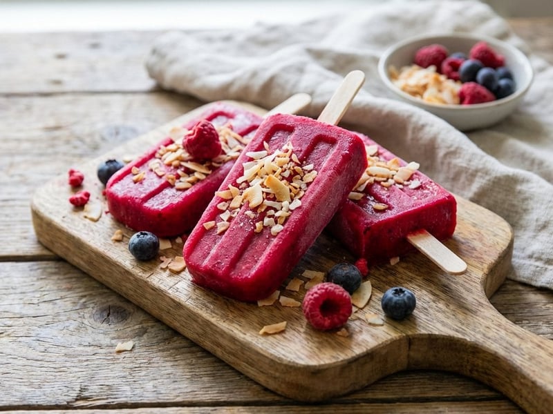 Exotic Dragon Fruit Ice Cream with Coconut
