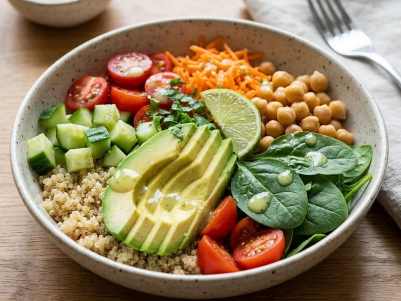 California Grain Bowl mit Quinoa & Gemüse