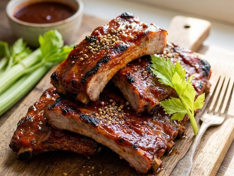 Baby Back Ribs mit KC BBQ Sauce