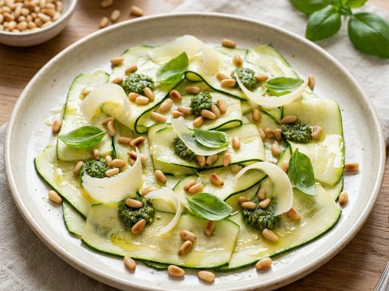 Zucchini-Carpaccio | Frische Sommervorspeise