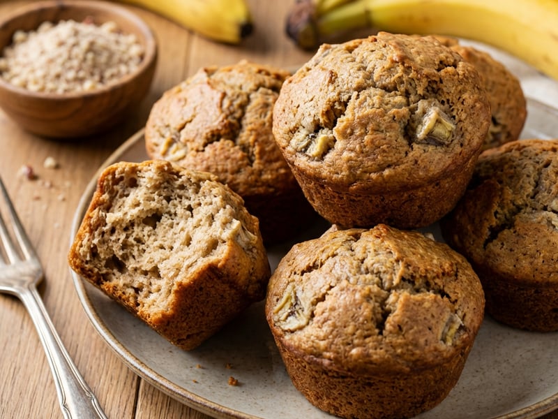 Bananenmuffins für Kinder