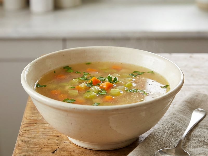 Kräftige Hühnersuppe