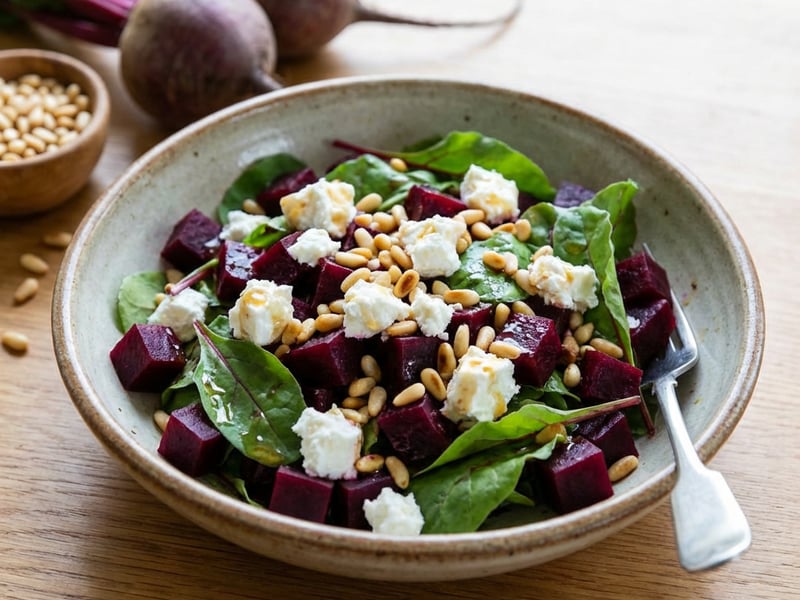 Beetroot Salad with Goat Cheese | Vegetarian Delight