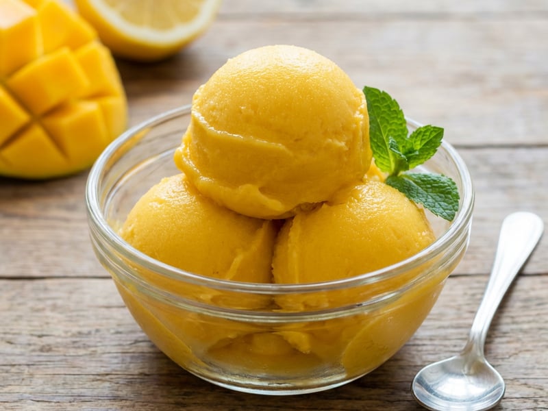 Mango-Sorbet