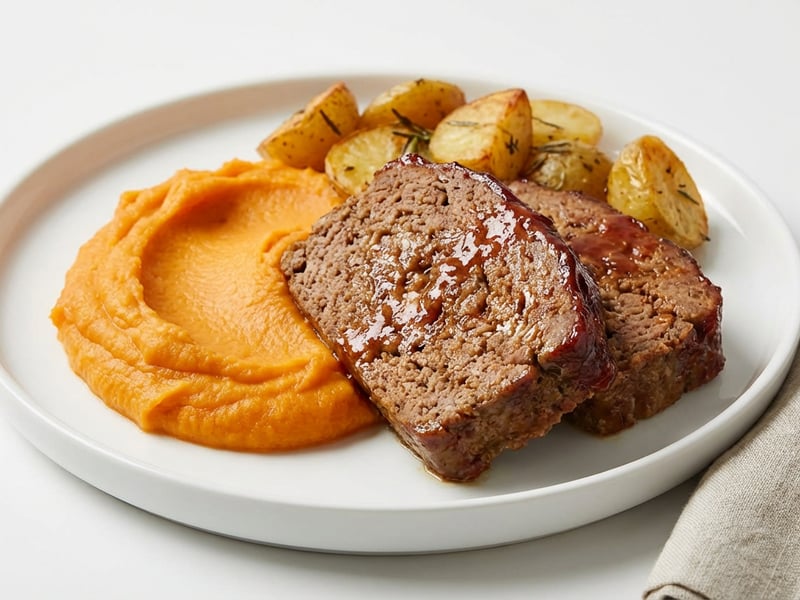Juicy Meatloaf from the Air Fryer