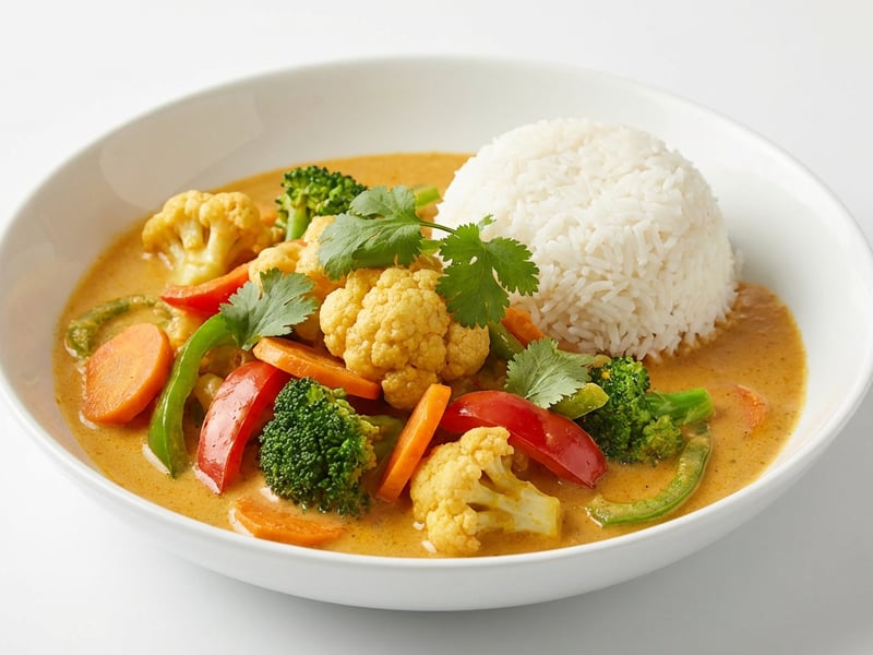 Cremiges Gemüse-Curry mit Kokosmilch