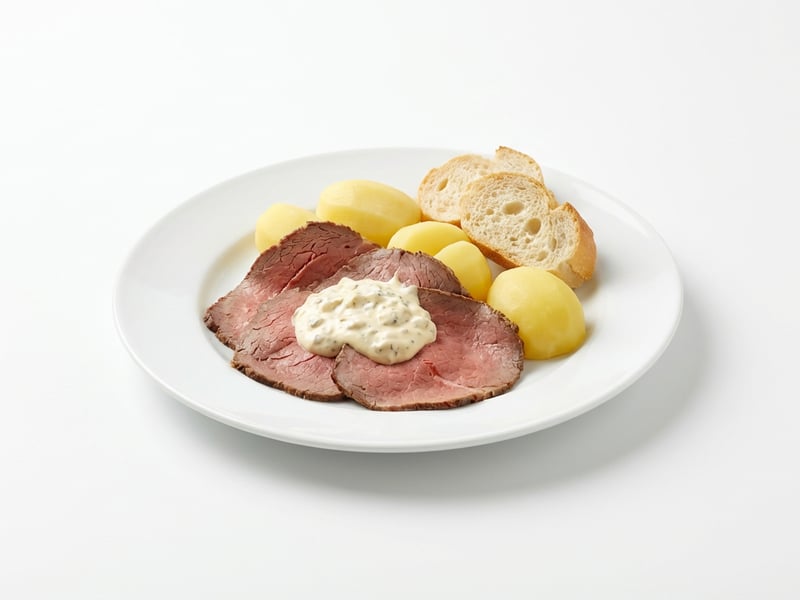 Klassisches Roastbeef mit Remoulade