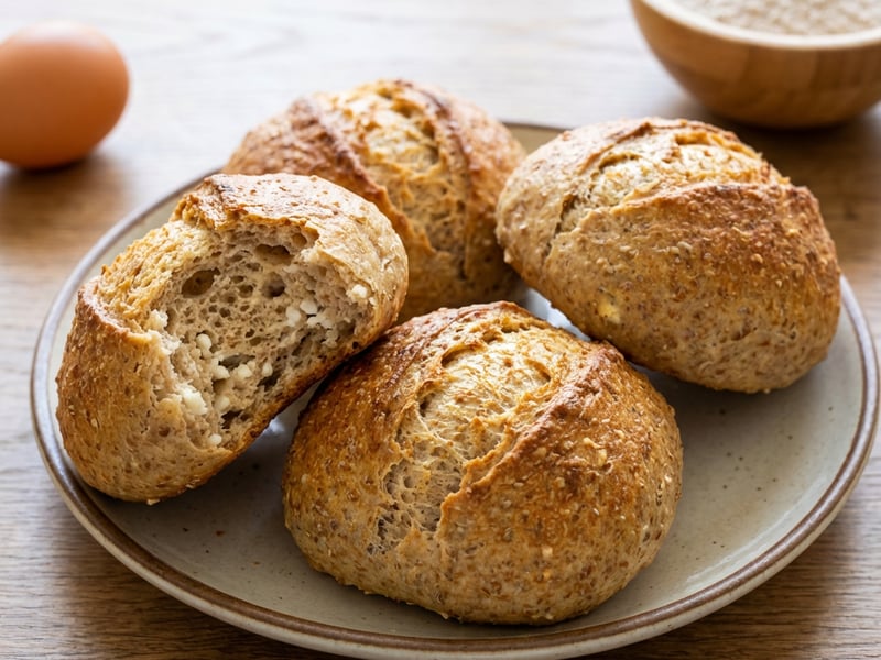 Spelt Cottage Cheese Rolls | Protein-rich & Quick
