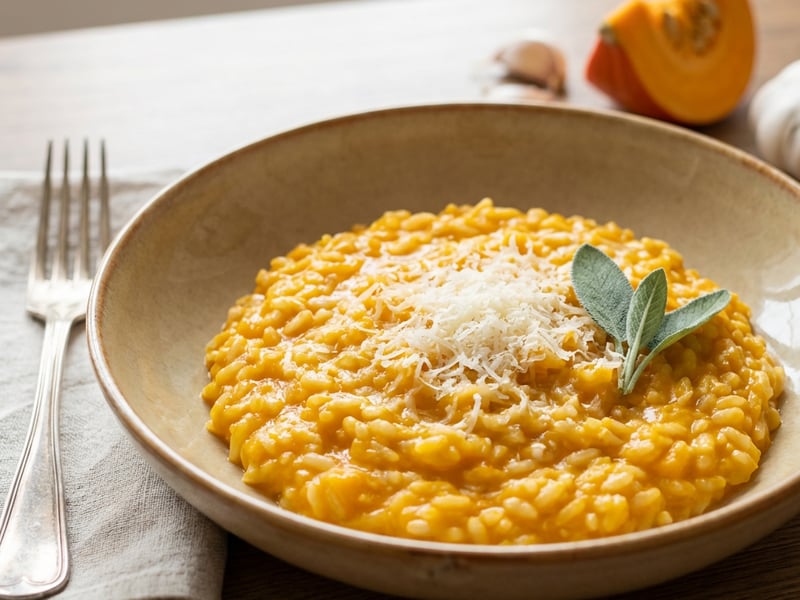 Italienisches Kürbisrisotto