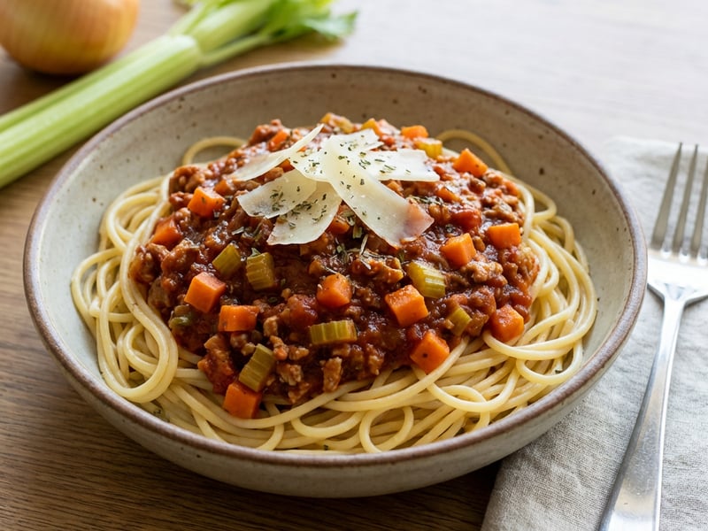 Bolognese mit Putenfaschiertem
