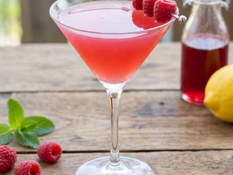 Raspberry Martini