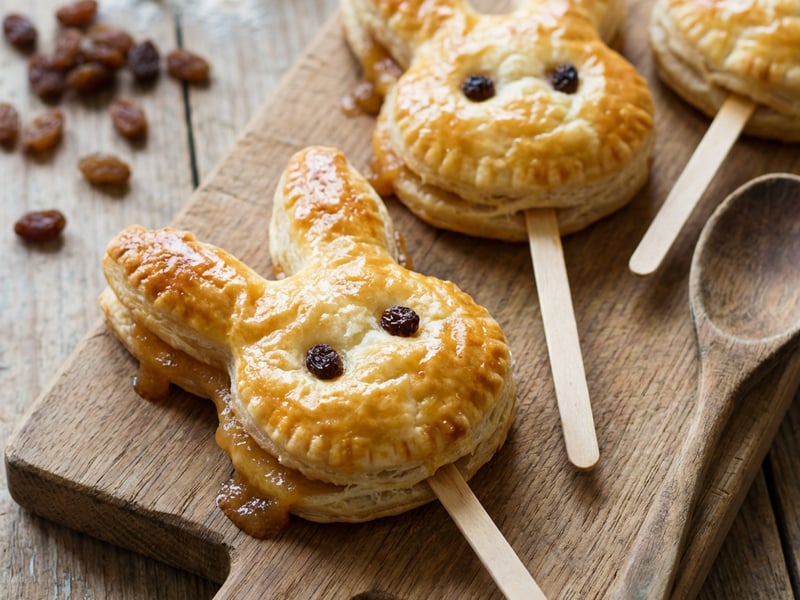 Cheeky Easter Bunny Pastries
