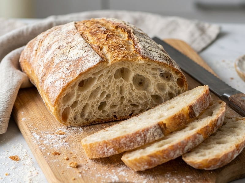 Hausgemachte Ciabatta | Luftig & Knusprig