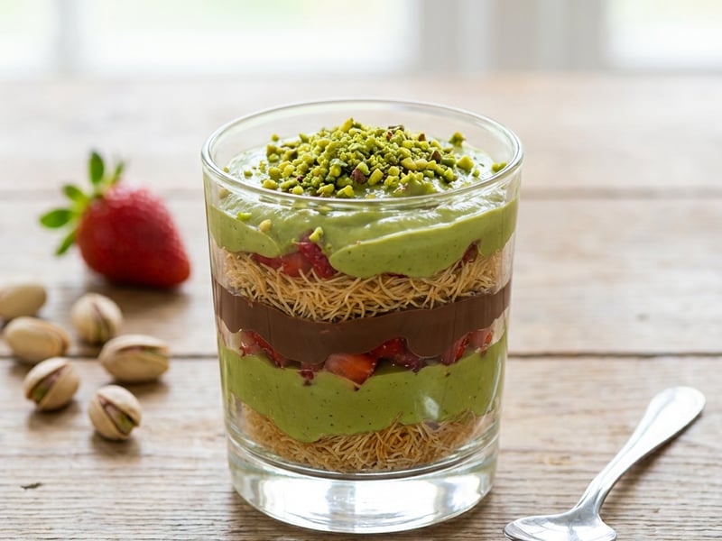 Dubai Desert mit Erdbeeren