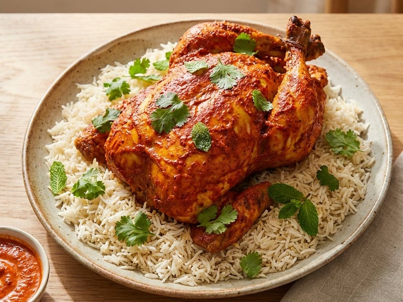 Indian Chicken with Yogurt Marinade