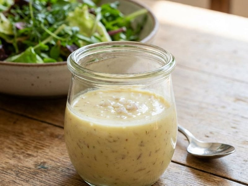 Fine Shallot Dressing | Creamy Emulsion
