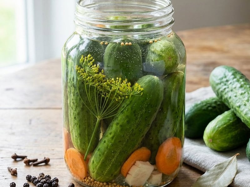 Classic Pickled Cucumbers