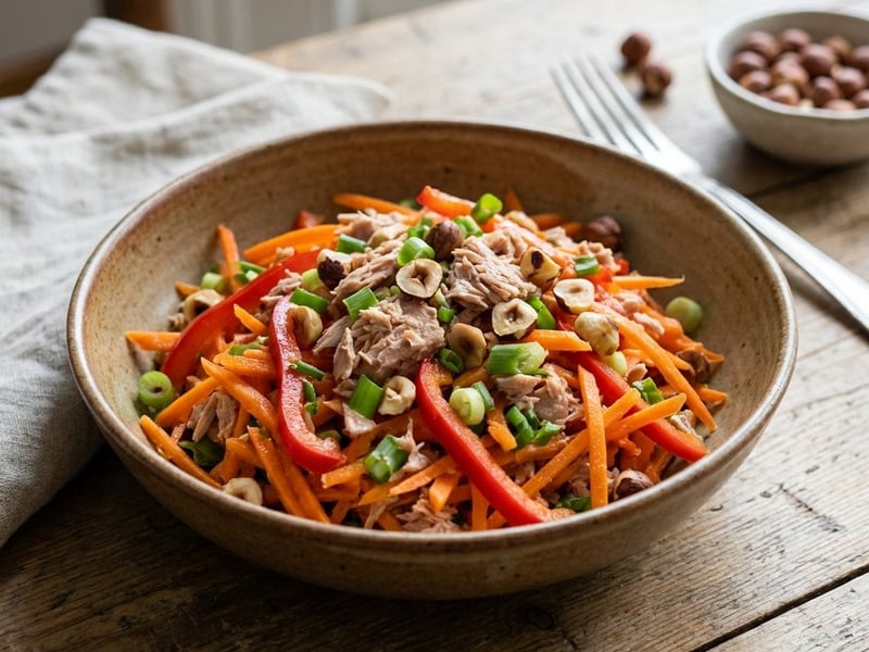 Carrot Salad with Tuna