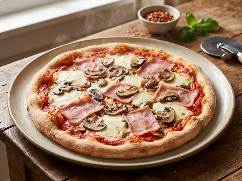 Pizza Capricciosa | Crispy Classic with Leg Ham