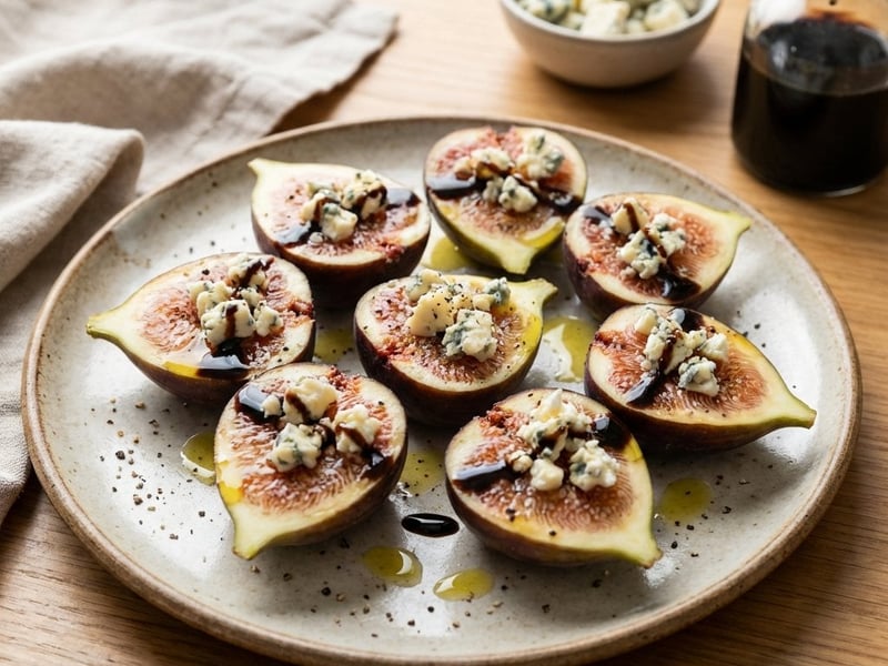 Figs with Blue Cheese | Quick Gourmet Appetizer