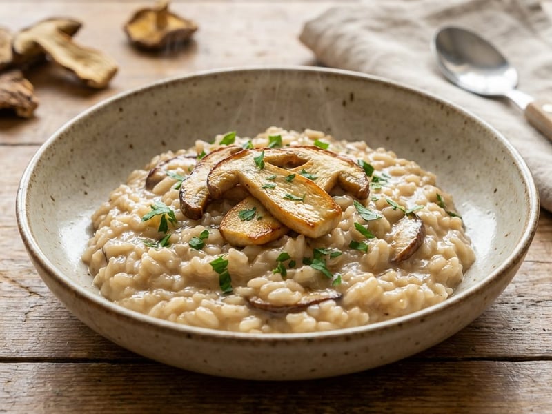 Cremiges Steinpilz-Risotto