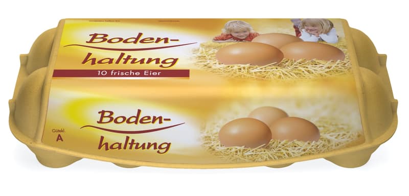 Eier aus Bodenhaltung M 10er