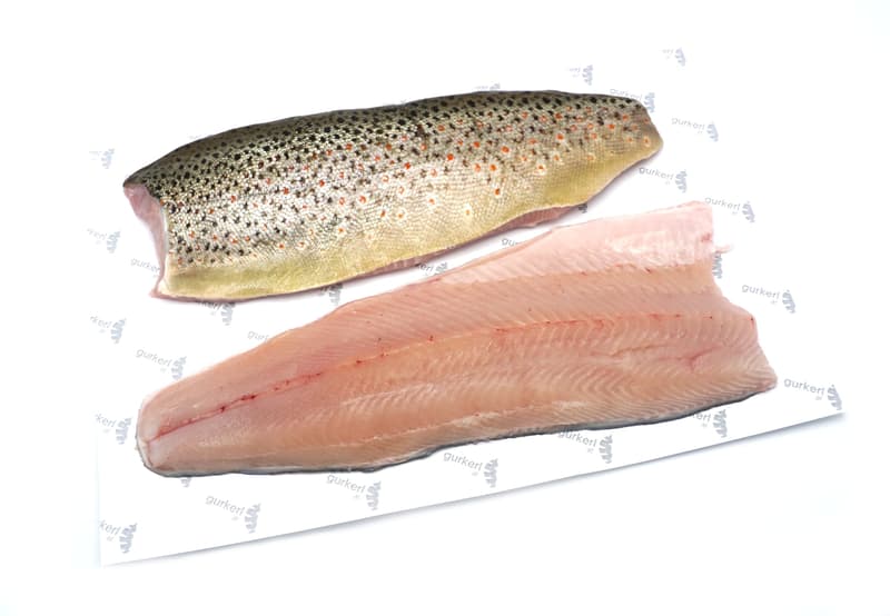 Gut Dornau brown trout fillet with skin
