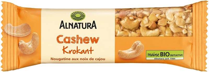 Alnatura BIO Cashew Krokant Riegel