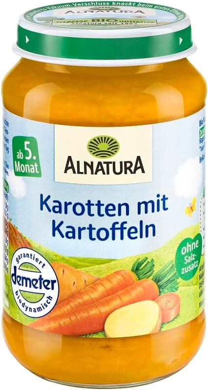 Alnatura BIO Karotte mit Kartoffeln, ab dem 4. Monat